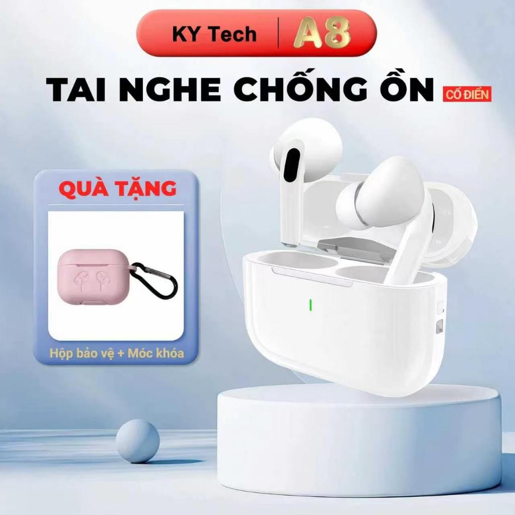 KY A8 Tai Nghe Giảm Tiếng Ồn, Âm thanh nổi HiFi, Chất lượng cao, Thời gian…