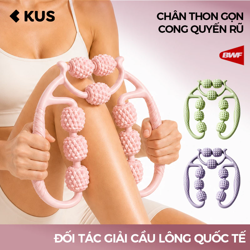 Máy Mát Xa Chân Vòng Kẹp Bắp Chân Thư Giãn Cơ Thiết Bị Tập Yoga Bếp Dụng Cụ Tiện Dụng Con Lăn Xốp Con Lăn
