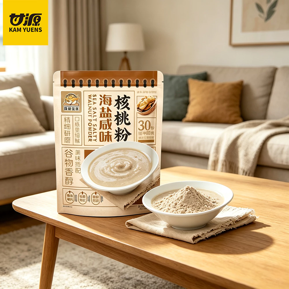 Bột óc chó muối Ganyuan Thay thế bữa ăn sáng bổ dưỡng Đồ uống liền Gói nhỏ riêng
