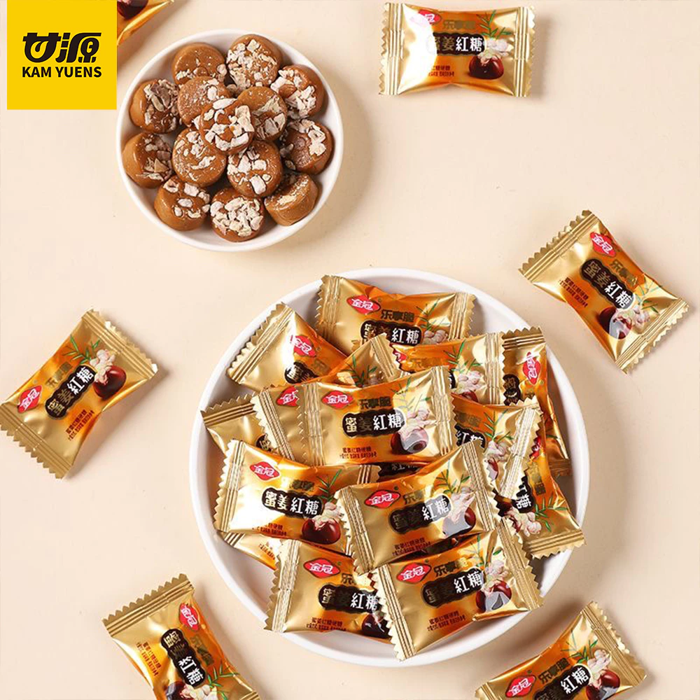 1000g Gừng Ngày Đường Nâu Chất Lượng Cao Đường Nâu Có Sẵn Thực Phẩm Ăn Liền