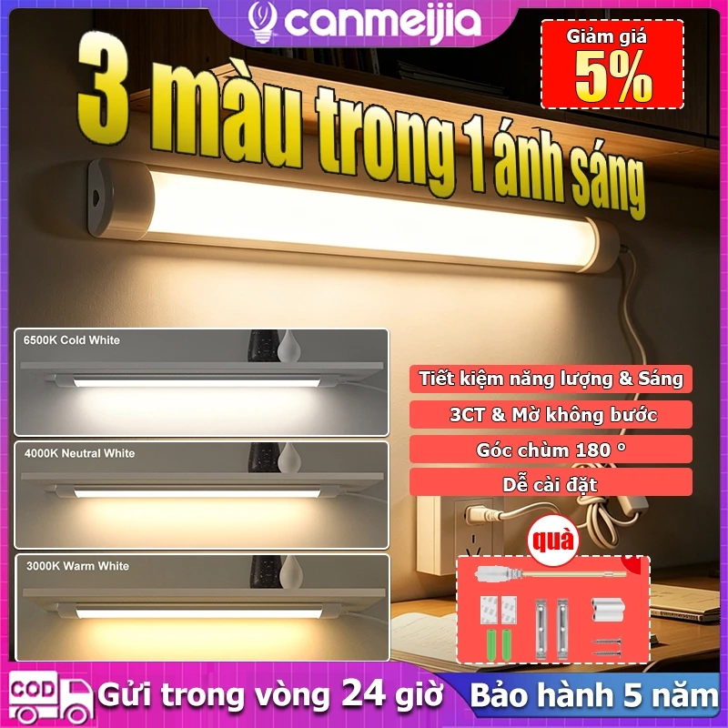 Đèn LED Bán Nguyệt T5 Trong Nhà Đèn Tủ Bếp Cầu Thang