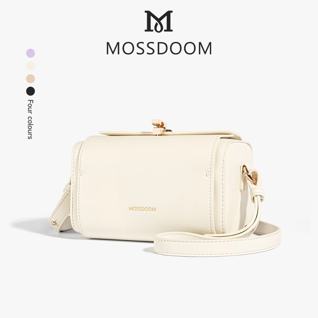 MOSSDOOM Bexley Bag Túi đeo chéo vuông đơn giản và thanh lịch màu trơn