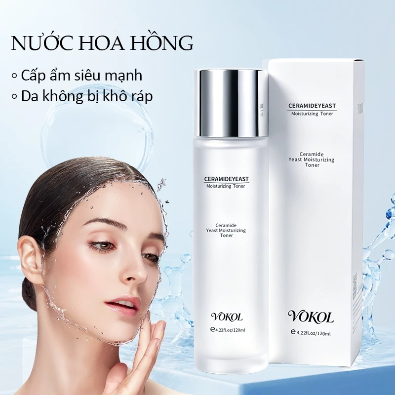 VOKOL-120ml Dưỡng ẩm, Kiểm soát dầu, Thu nhỏ lỗ chân lông, Làm sáng da, Toner dưỡng ẩm