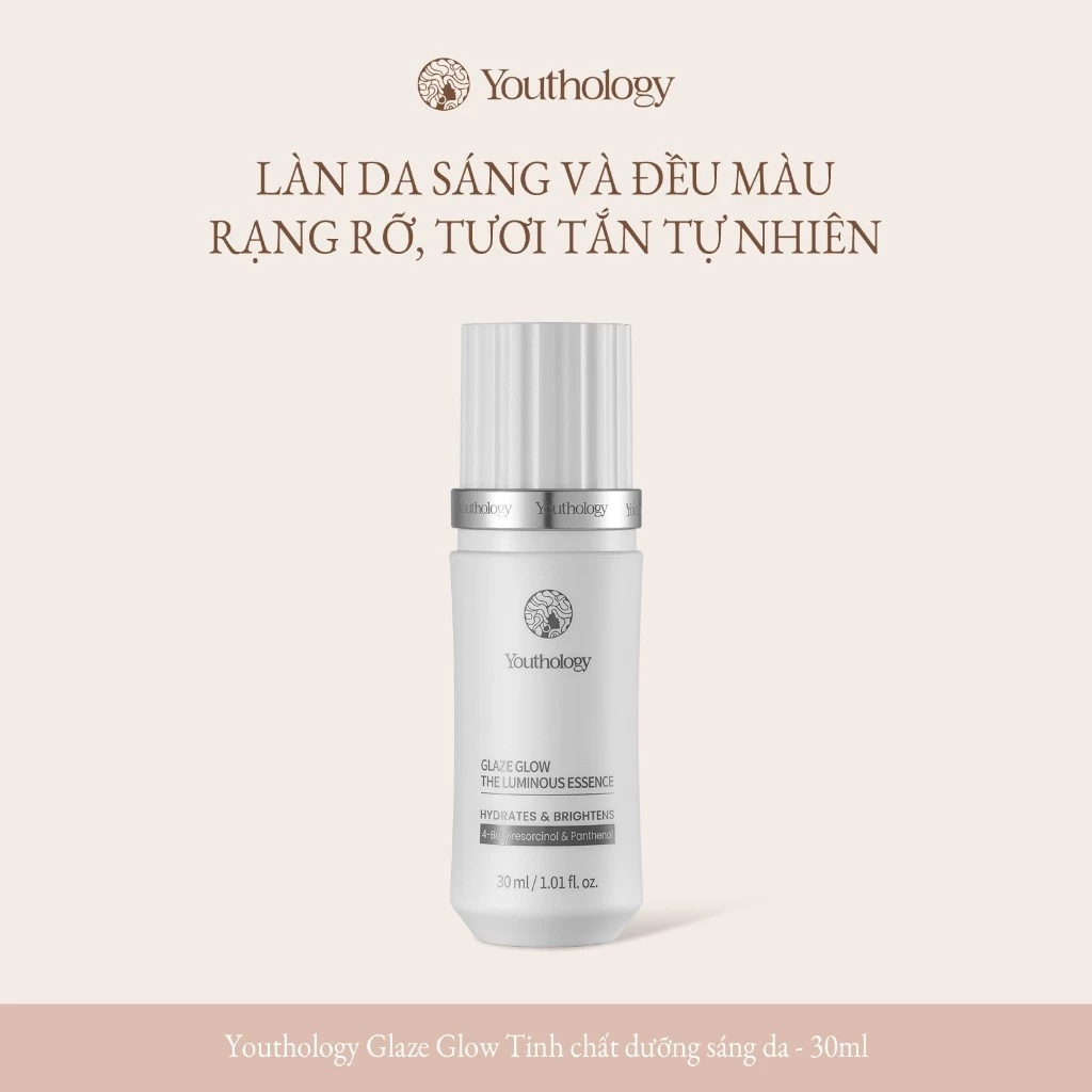 Youthology Glaze Glow Serum Dưỡng Sáng Da 30ml - Giảm Xỉn Màu, Làm Đều Màu Da, Rạng Rỡ Tự Nhiên