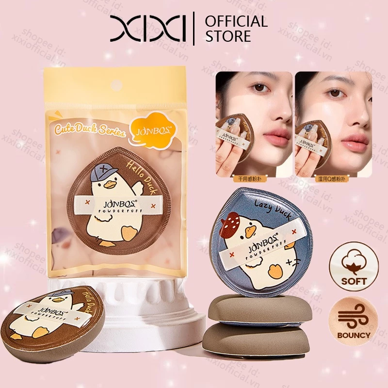 JONBOS Air Cushion Powder Puff Foundation Liquid Trang điểm đặc biệt Clear Base Makeup Tool Cả khô và ướt Sử dụng NO.J156