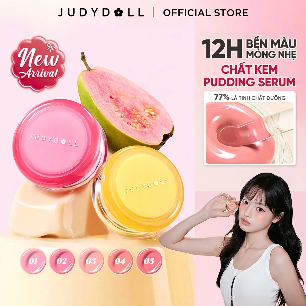 Má Hồng Kem JUDYDOLL PUDDING BOUNCY BLUSH