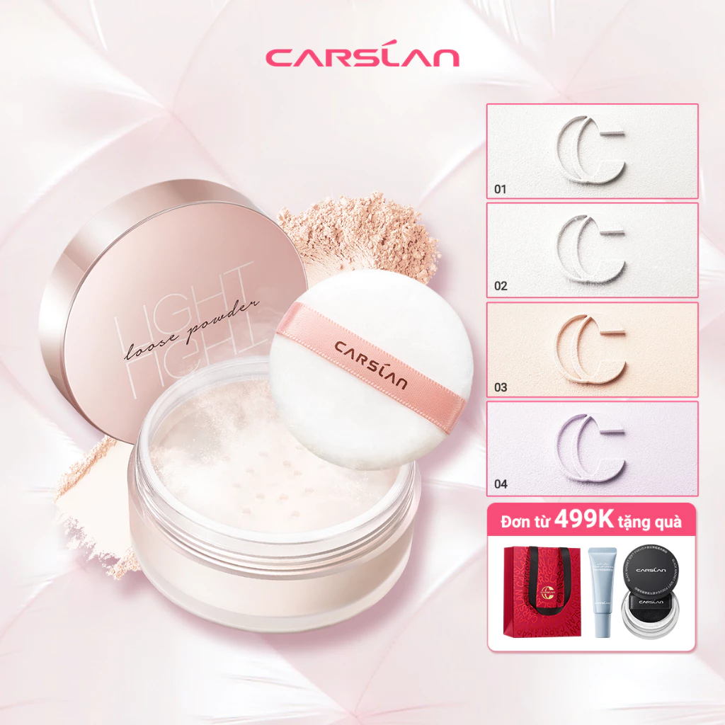 Phấn Phủ Carslan Kiểm Soát Dầu Tiện Dụng Trang Điểm 10g