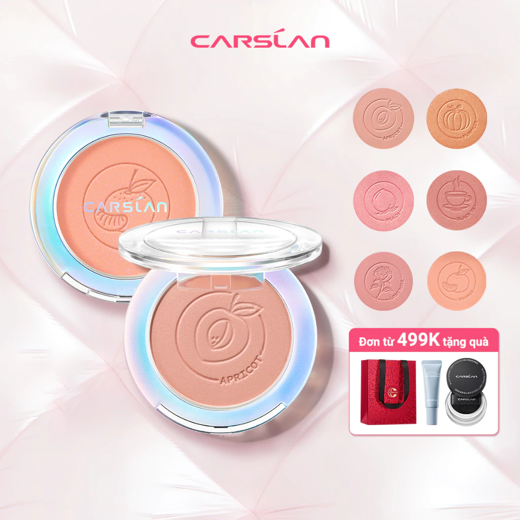 Phấn má hồng CARSLAN 6 màu thời trang cao cấp tùy chọn 5.5g