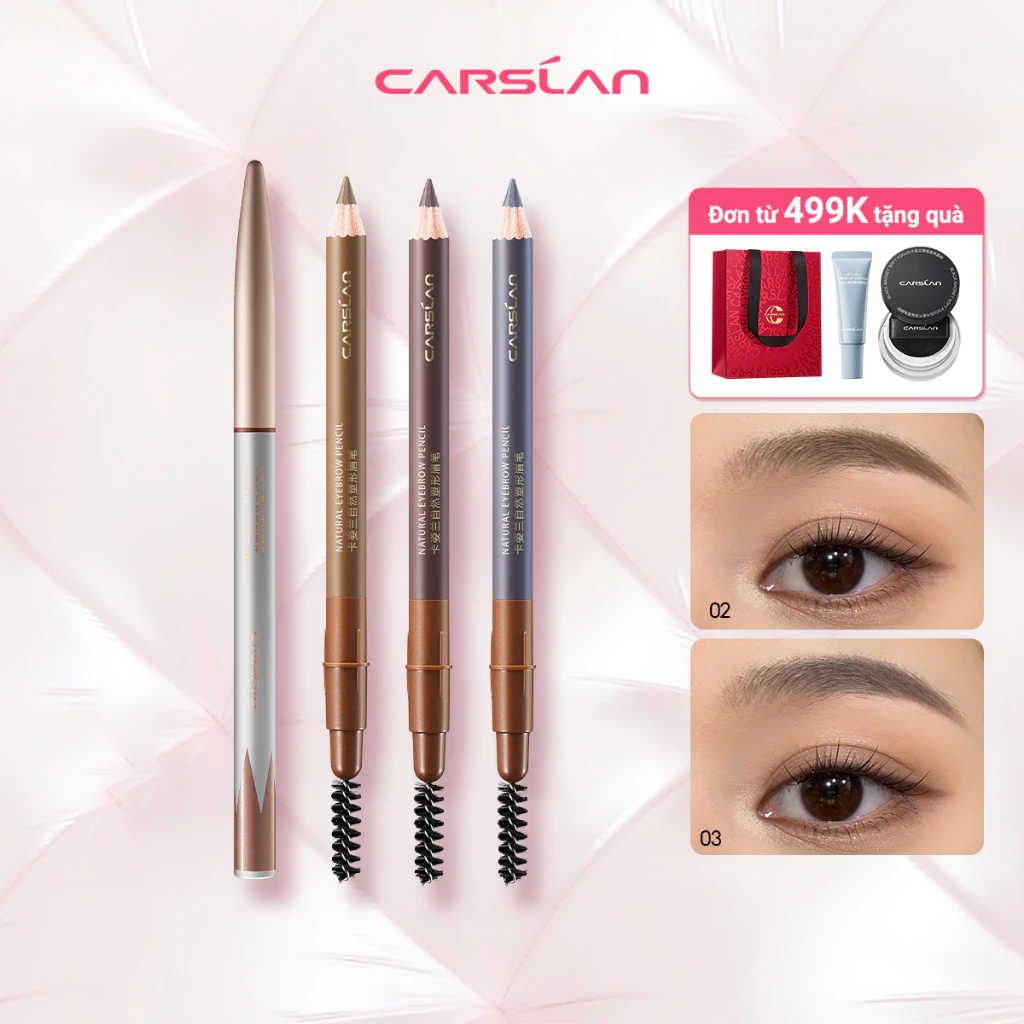 Chì Kẻ Mày CARSLAN Tự Nhiên Chống Nước Lâu Trôi 1g