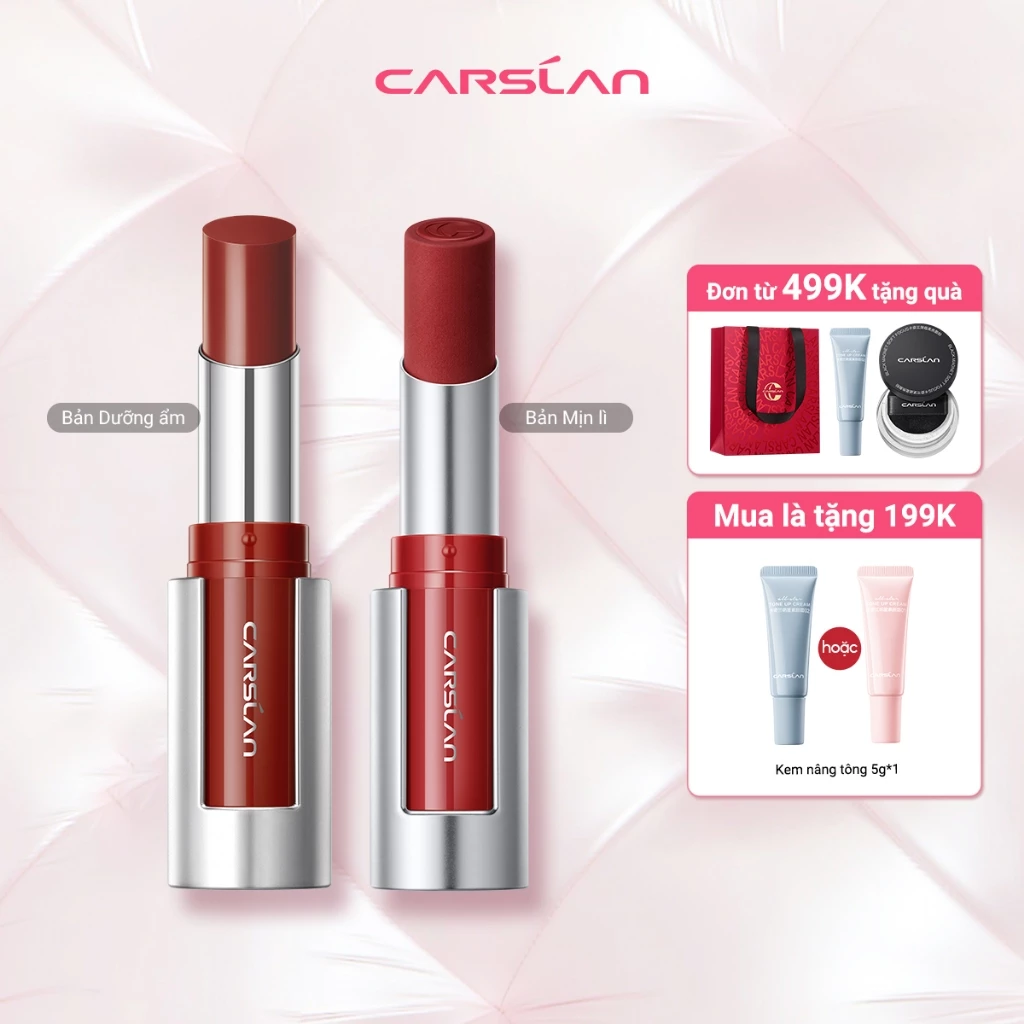Son môi CARSLAN với tinh chất nuôi dưỡng phục hồi đa diện dưỡng ẩm không dính lâu trôi 3.5g