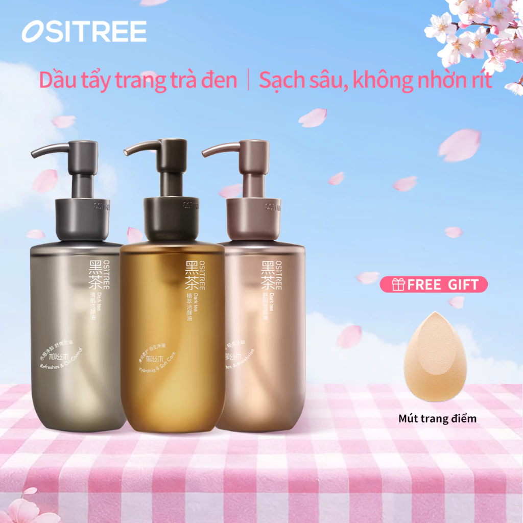 [LIVE x Ositree]Ositree Dầu rửa mặt Làm sạch sâu Làm sạch nhẹ nhàng Không gây kích ứng