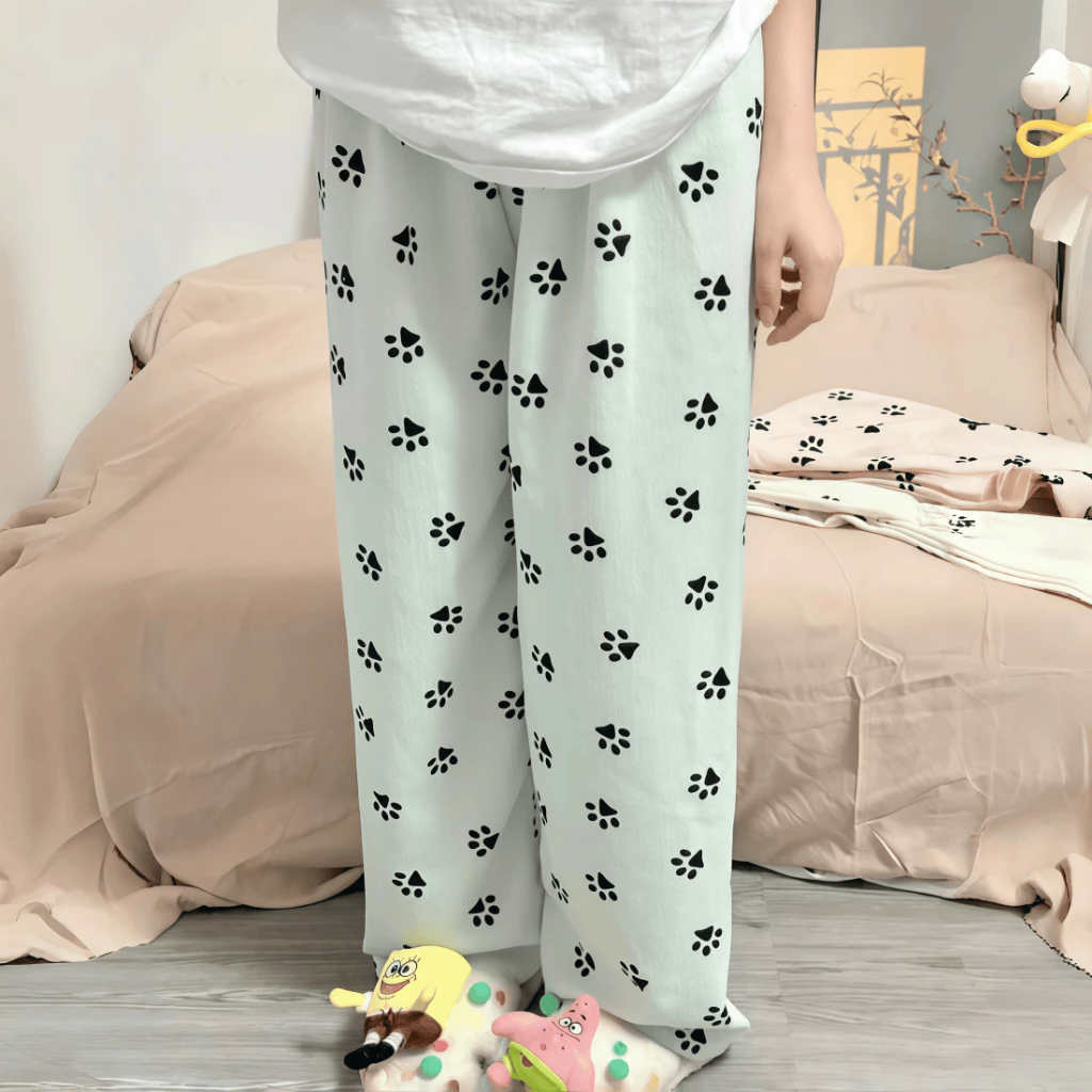Quần ngủ nữ cotton mỏng mùa hè, thun co giãn thoải mái, mềm mịn thoáng mát, thích hợp mặc ở nhà hoặc ngủ