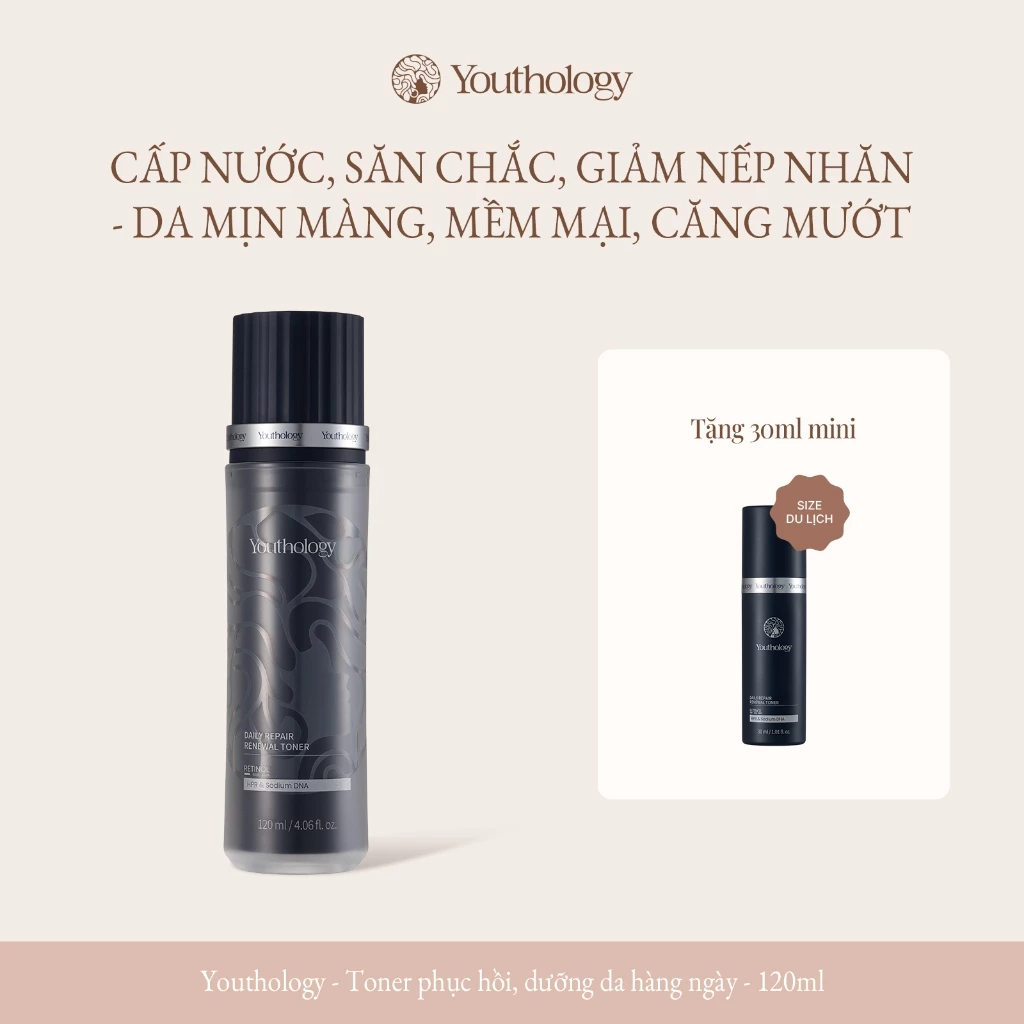 Youthology Collagen Retinol Chống Lão Hóa Toner 120ml Dưỡng Ẩm Sửa Chữa Làm Săn Chắc Ánh Sáng Nhăn Làm Sáng Da PDRN Niacinamide