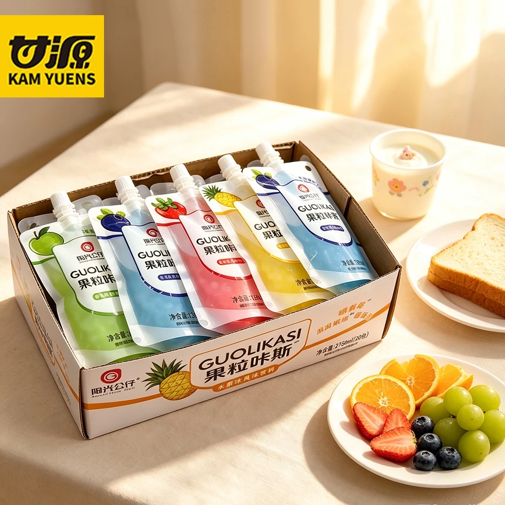 Hạt Trái Cây Nhiều Hương Vị Hỗn Hợp Hương Vị Trái Cây Hương Vị Đồ Uống Dâu Quả việt quất Dứa Hút Thạch Đồ Ăn Nhẹ Đồ Ăn Nhẹ