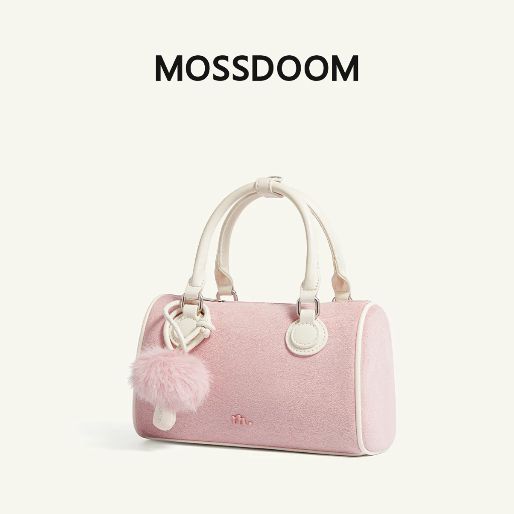 【The Bubble Collection】MOSSDOOM Theora Bag Túi xách nữ hình trụ đơn giản có dây đeo chéo dài