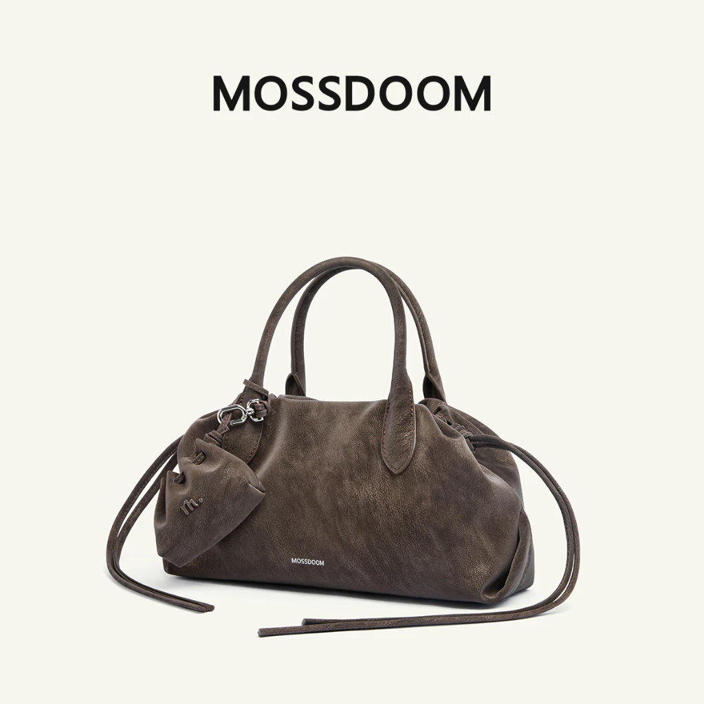 【The Cloud Collection】MOSSDOOM Celsia Bag Túi xách túi đeo vai nữ kiểu Hàn Quốc với dây rút và phụ kiện nhỏ xinh