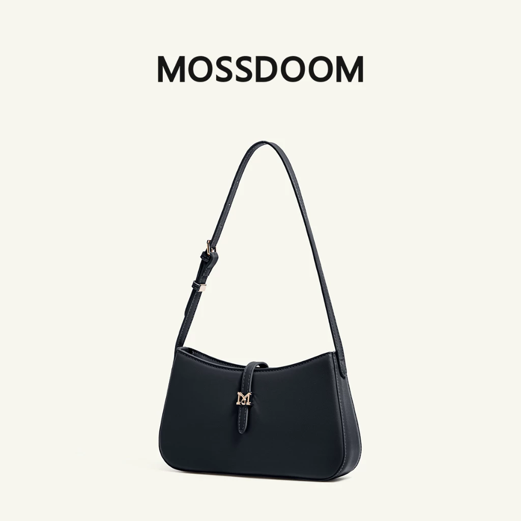 MOSSDOOM Eiraa Bag Túi đeo vai màu trơn thanh lịch dành cho nữ Thiết kế đơn giản và sành điệu