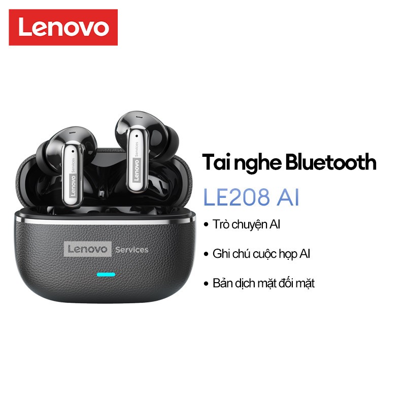 Tai nghe chơi game Lenovo LE208 AI Tai nghe Bluetooth Chất lượng âm thanh HIFI…