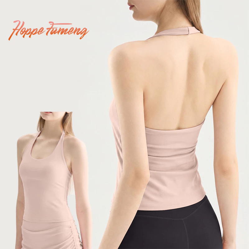 [Hoppe Fumeng] Áo ngực thể thao cổ chữ U cổ tròn cổ chữ U phổ biến và giá rẻ dành cho nữ