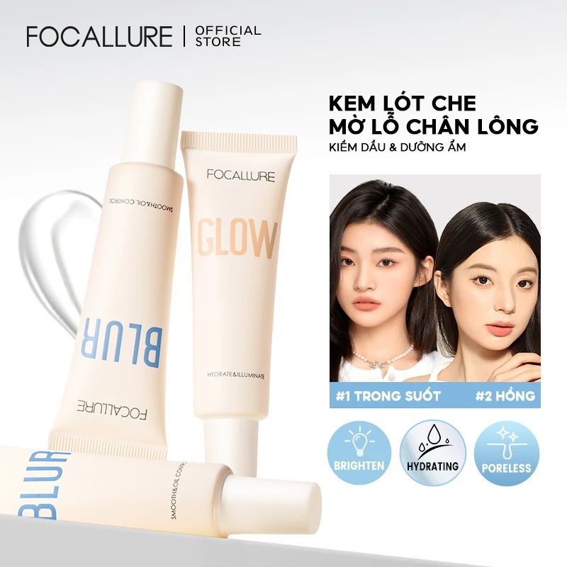 Gel Lót Trang Điểm Focallure Kiểm Soát Dầu Thu Nhỏ Lỗ Chân Lông 25g