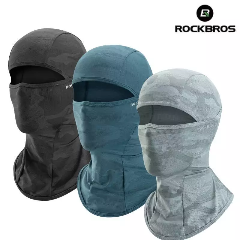 【Giao hàng 3 ngày】Mũ Trùm Đầu Toàn Mặt ROCKBROS 2 Trong 1 Ice Silk UV Thoáng Khí Co Giãn Cao Chống Nắng Đi Xe Đạp Leo Núi Câu Cá