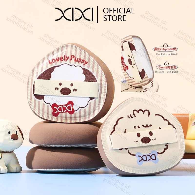 XIXI Dễ Thương Bột Bọt Biển Puffs Kem Nền Đệm Puff Trang Điểm Bọt Biển Đệm Không Khí Làm Đẹp Mỹ Phẩm Dụng Cụ Di Động NO.GJ-180