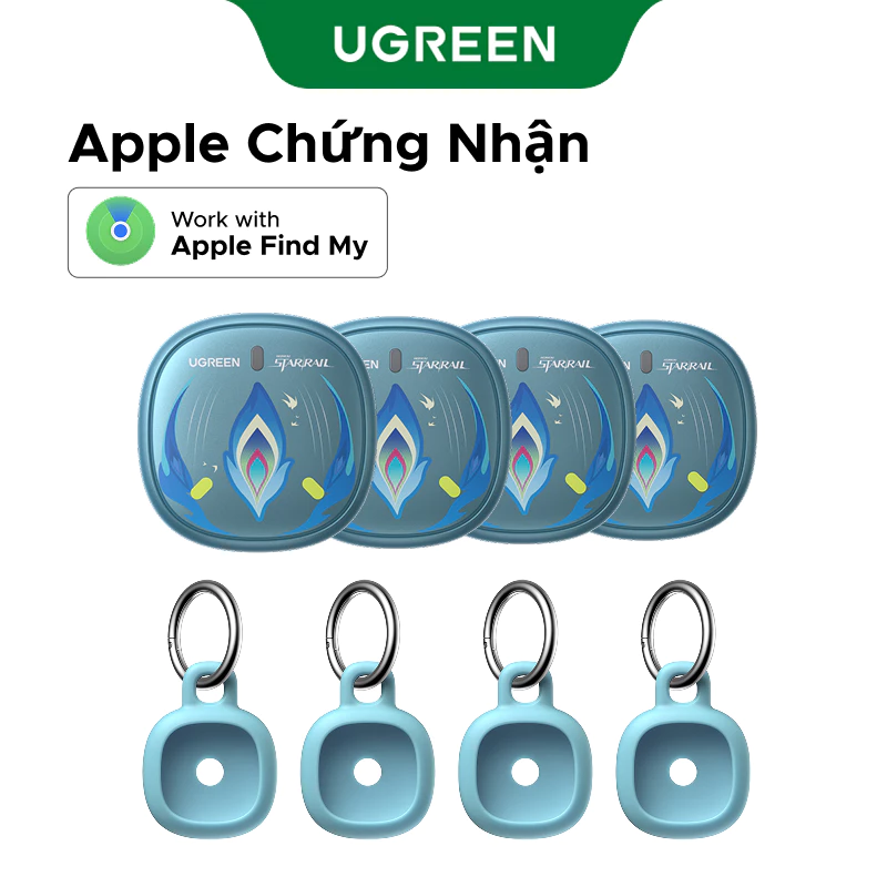 【UGREEN × Honkai: Star Rail】UGREEN Fine Track Mini 2 Thẻ Thông Minh Định Vị Thông Minh Chống Mất Finder Finder Định Vị IP68 Cho iPhone 17 Pro Max 17 Pro 16 Pro Max 16 Pro