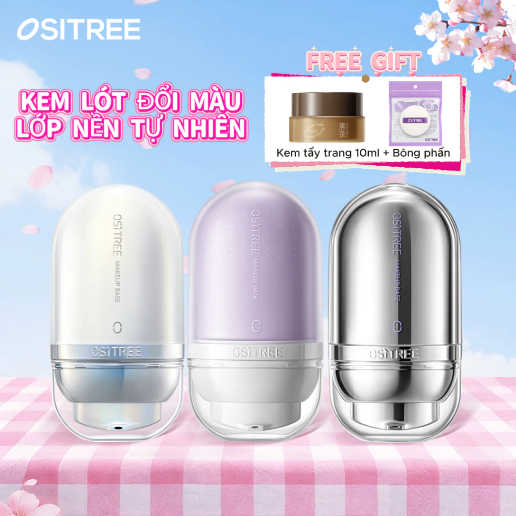 [Ositree x Diệp Lê]Kem lót đổi màu – Lên da sáng tự nhiên, trụ lâu trôi, lành tính cho da nhạy cảm 32g