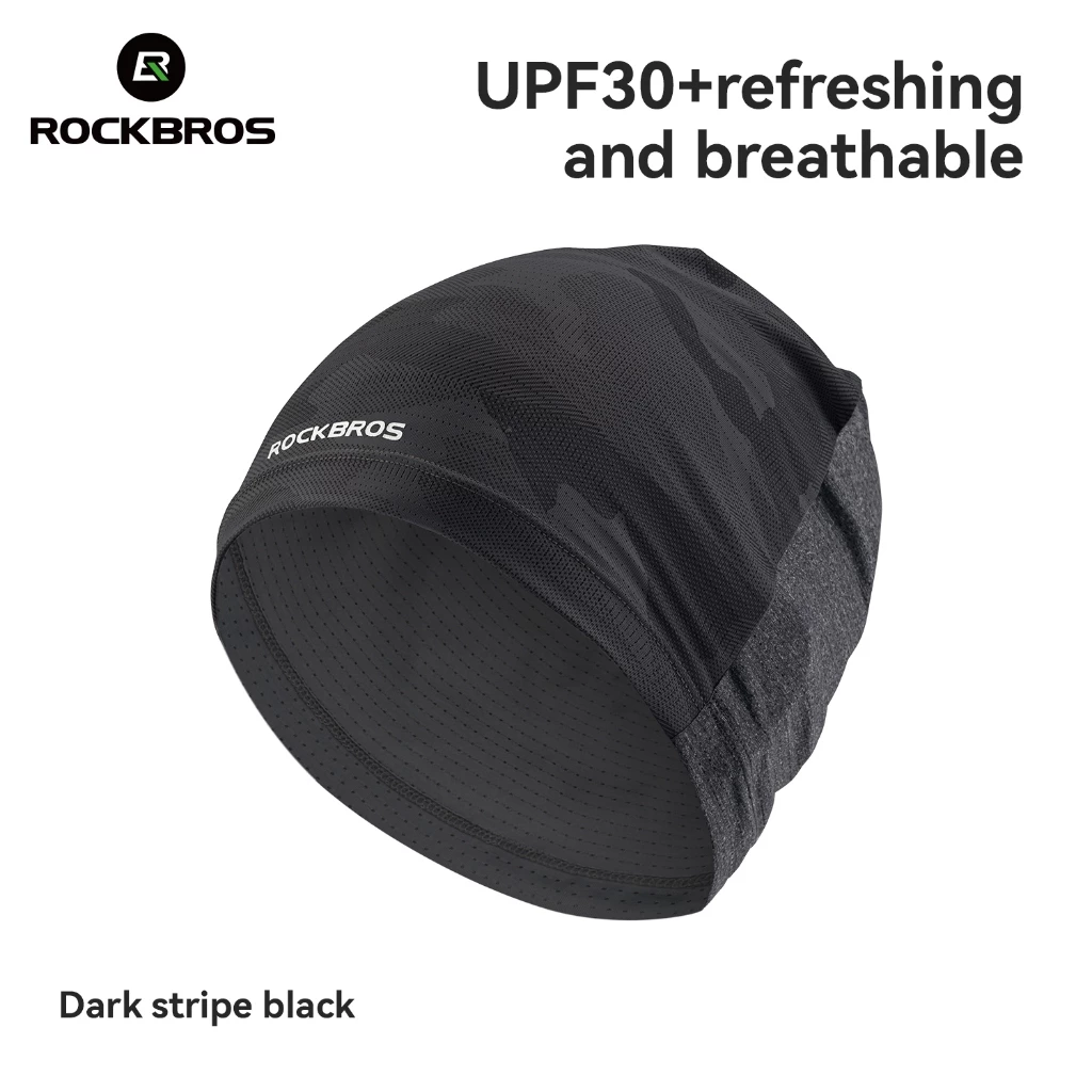 ROCKBROS Ice Silk Cap Mũ Mũ Bảo Hiểm Lót Làm Mát Chống Tia UV Nhẹ Thoáng Khí Mồ Hôi Một Kích Thước Đi Xe Đạp Chạy Unisex
