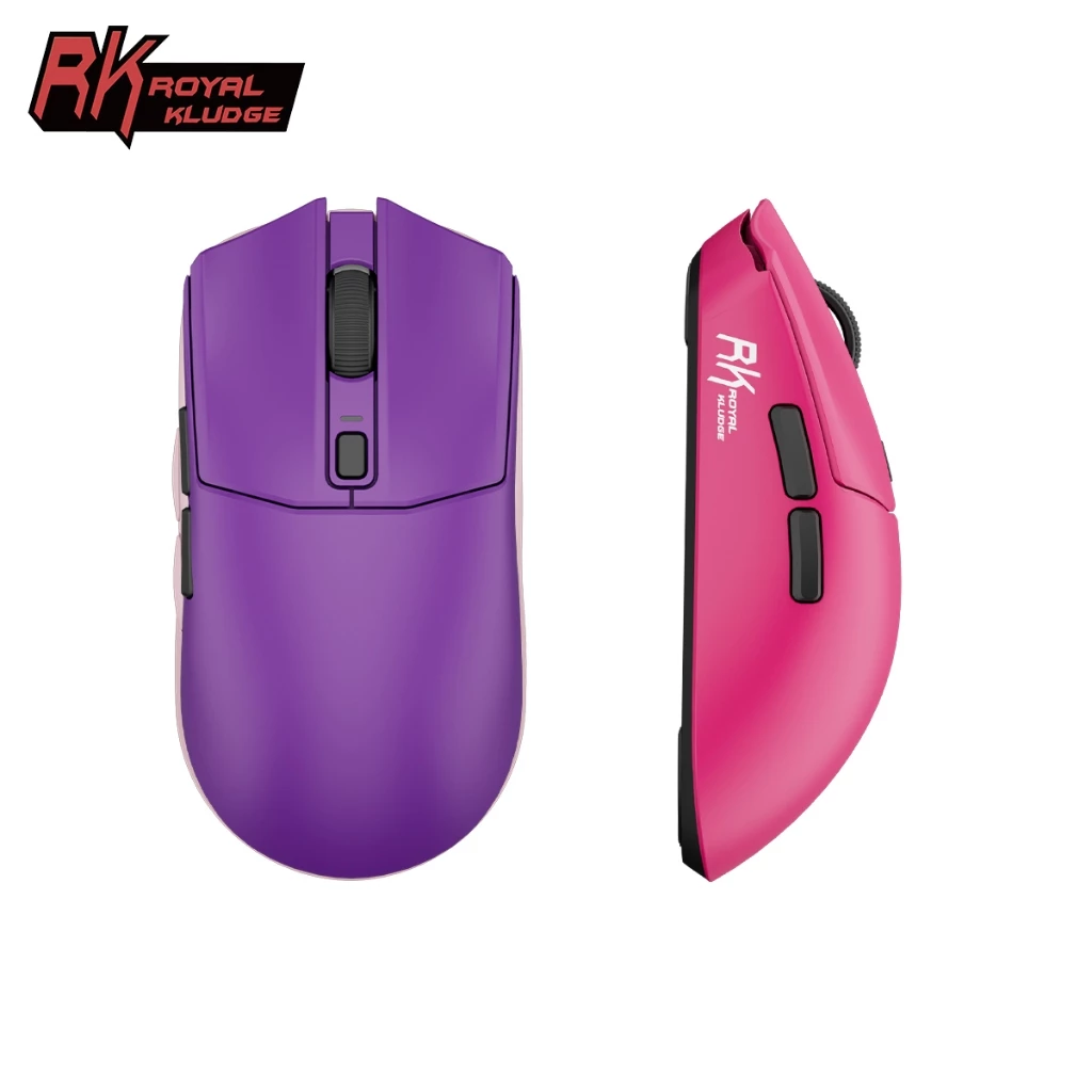 Chuột không dây RK MG6Pro Royal Kludge 8k 8000Hz Tri-Mode Bluetooth Wireless PAW3950 Chuột nhẹ có thể sạc lại cho PC Laptop Chơi game