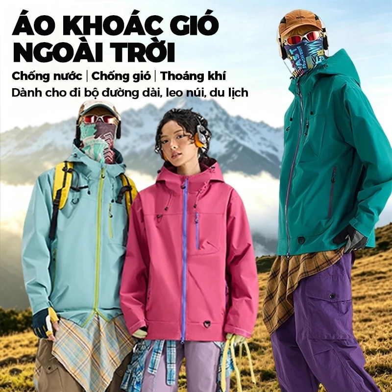 ARDOR Áo Khoác Gió Nam Nữ Form Rộng Đỏ Xanh Lá Xanh Nhạt Có Lớp Lót Túi Trong Khóa Kéo Hai Chiều Chất Liệu Cao Cấp Bền Đẹp Thời Trang Unisex Áo Gió Chống Gió Chống Nước Đi Phượt Đi Chơi Đi Học Phong Cách Hàn Quốc Mặc Quanh Năm
