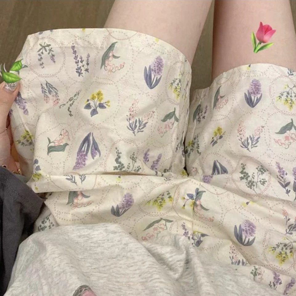 Quần short nữ size lớn mặc nhà hay đi chơi đều đẹp – chất cotton mát mẻ, in chuột Mickey dễ thương, kiểu kẻ caro 5 phân siêu xinh