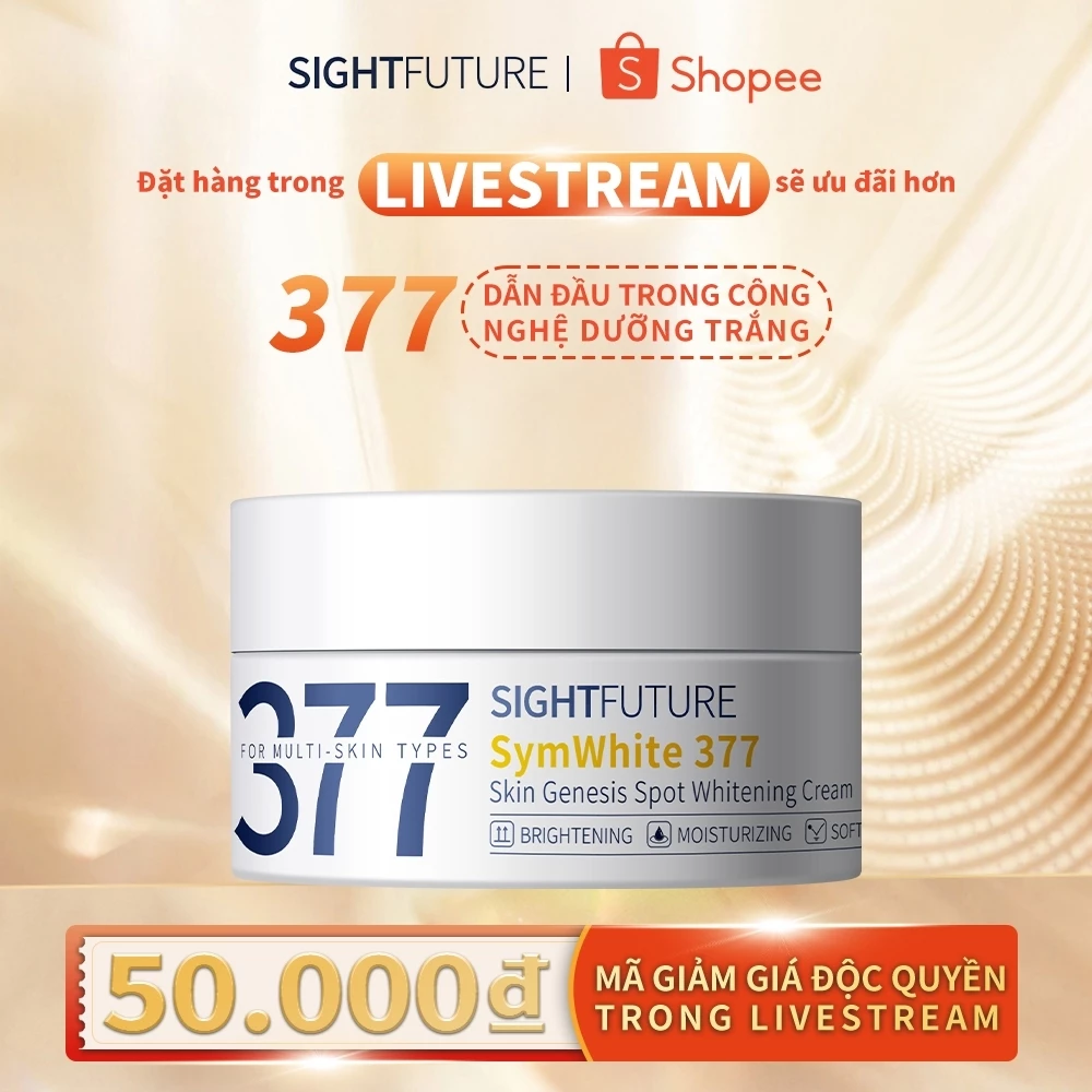 [LIVE] SIGHTFUTURE 377 SymWhite Kem dưỡng da 30g