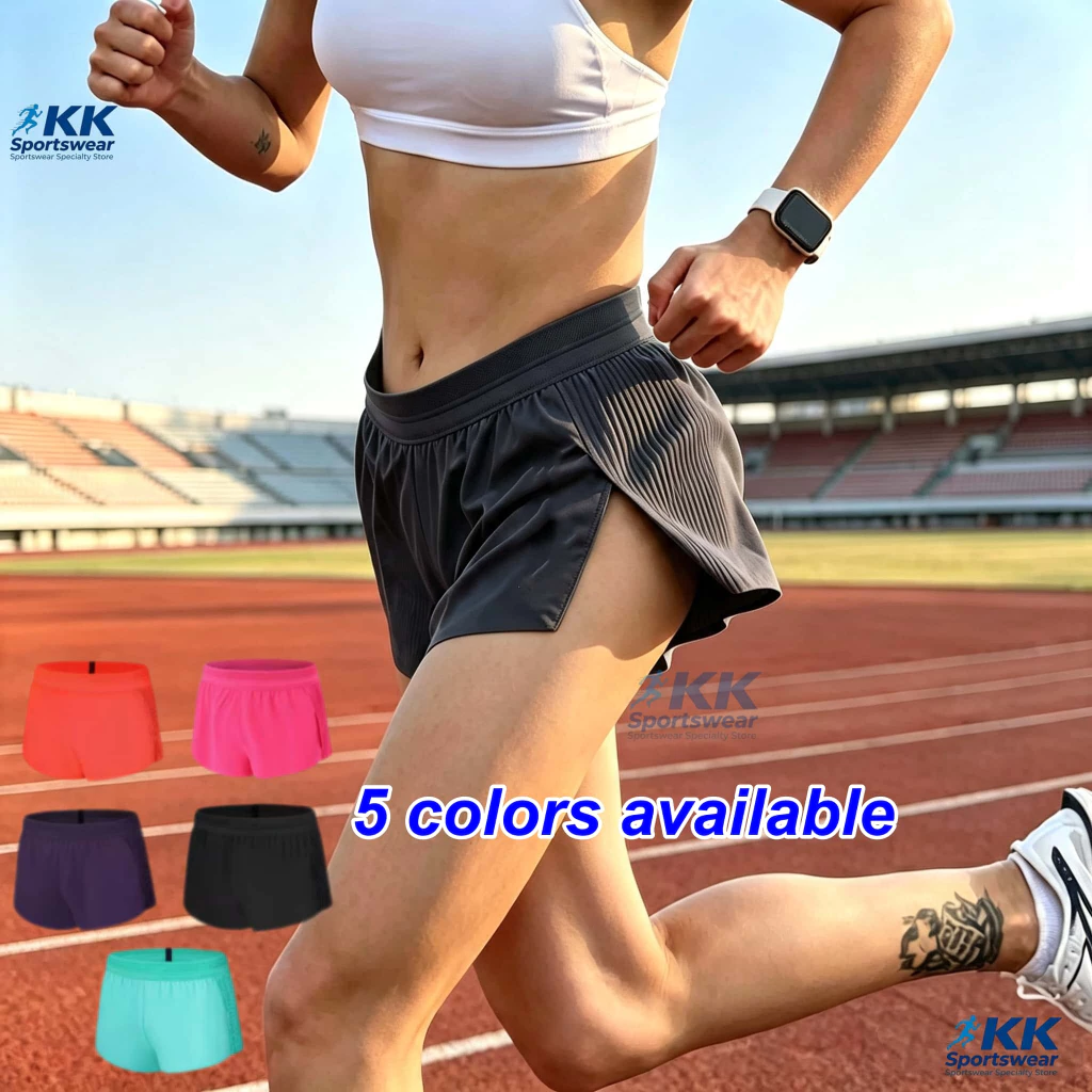 Bán Chạy Quần Short Thể Thao Nữ Marathon Siêu Nhẹ Đua Chạy Bộ Quần Ba Điểm Lót
