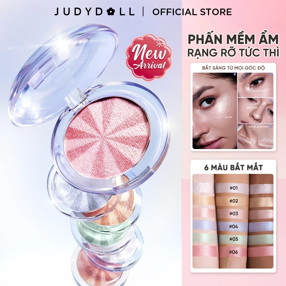 [MỚI] Phấn Bắt Sáng JUDYDOLL Glow Magnify Highlighter 3.5g