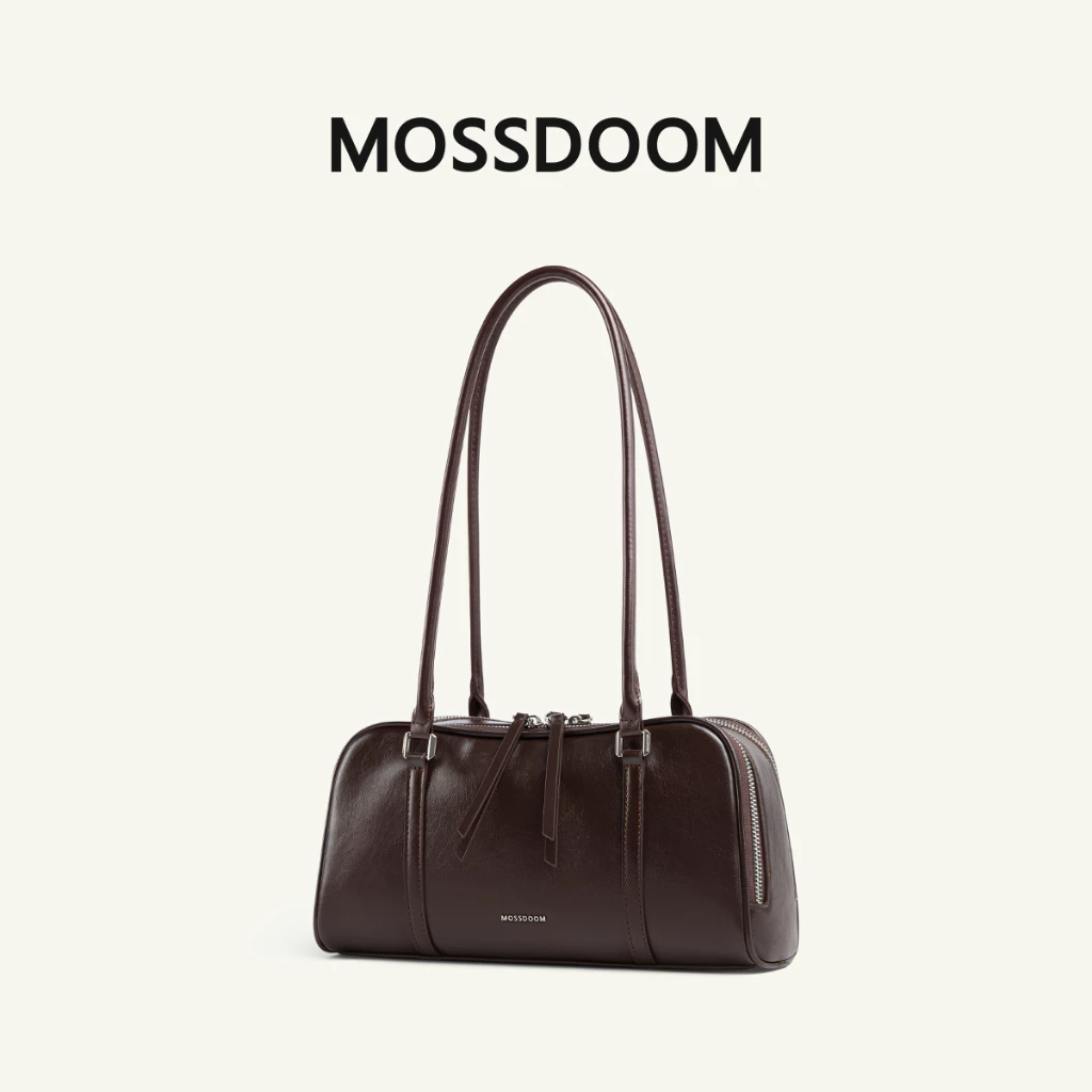 MOSSDOOM Velza Bag Một chiếc túi đeo vai đơn giản, màu trơn, được làm từ da PU mịn