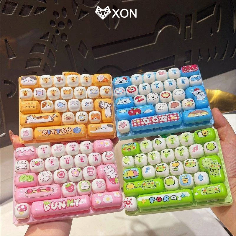 ⚡12h⚡[XON] Đồ Chơi Giảm Căng Thắng Bàn Phím 26 Ô Phong Cách Hoạt Hình - Thiết Kế Tháo Rời Từng Nút - Móc Treo Trang Trí Dễ Thương