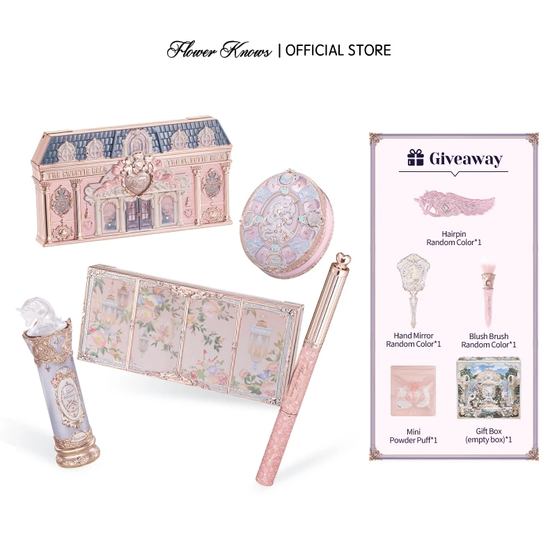 Bộ quà tặng trang điểm 5 món Flower Knows Bộ quà tặng người bạn thân nhất