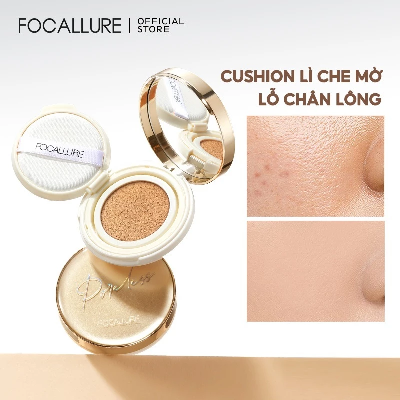 Phấn nước BB Focallure mềm mịn se khít lỗ chân không chống nước lâu trôi