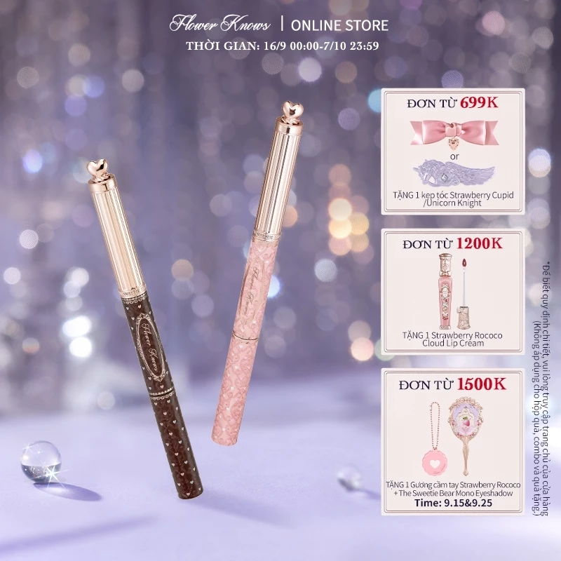 Chì kẻ mày hai đầu Gel 200mg& Chì kẻ mày2.1g Flower Knows The Sweetie Bear