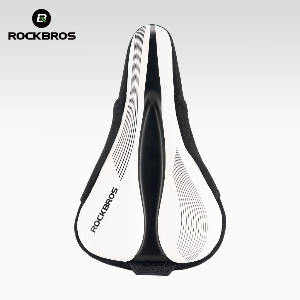 ROCKBROS Đệm Ghế Xe Đạp Da PU Silicon 3 Lớp Dày Chống Thấm Nước Chống Sốc Chống Trơn Trượt Công Thái Học Cho Đường MTB