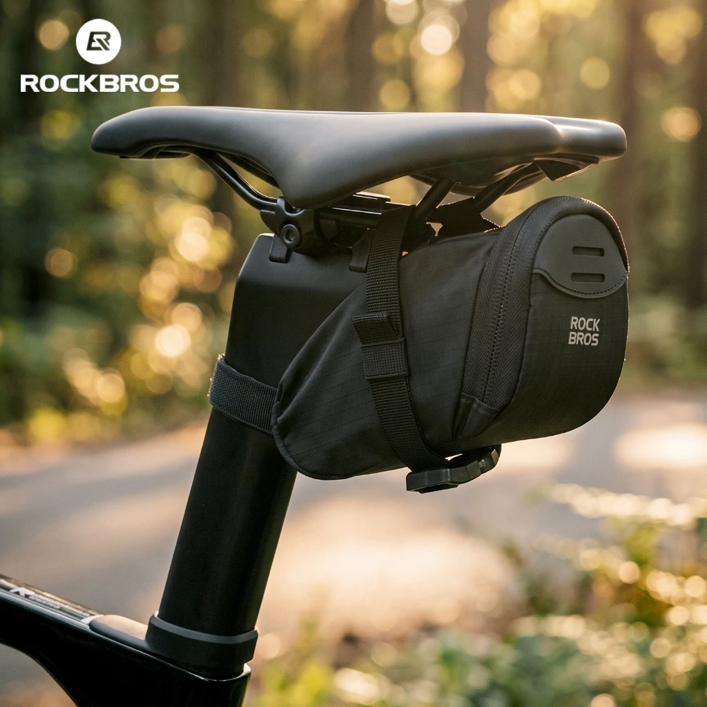 ROCKBROS Túi Yên Xe Đạp 0.4L Chống Thấm Nước Nhẹ Nhỏ Gọn Túi Đuôi Nhanh Phát Hành MTB Đường Gấp Xe Đạp Đi Lại Nam Nữ