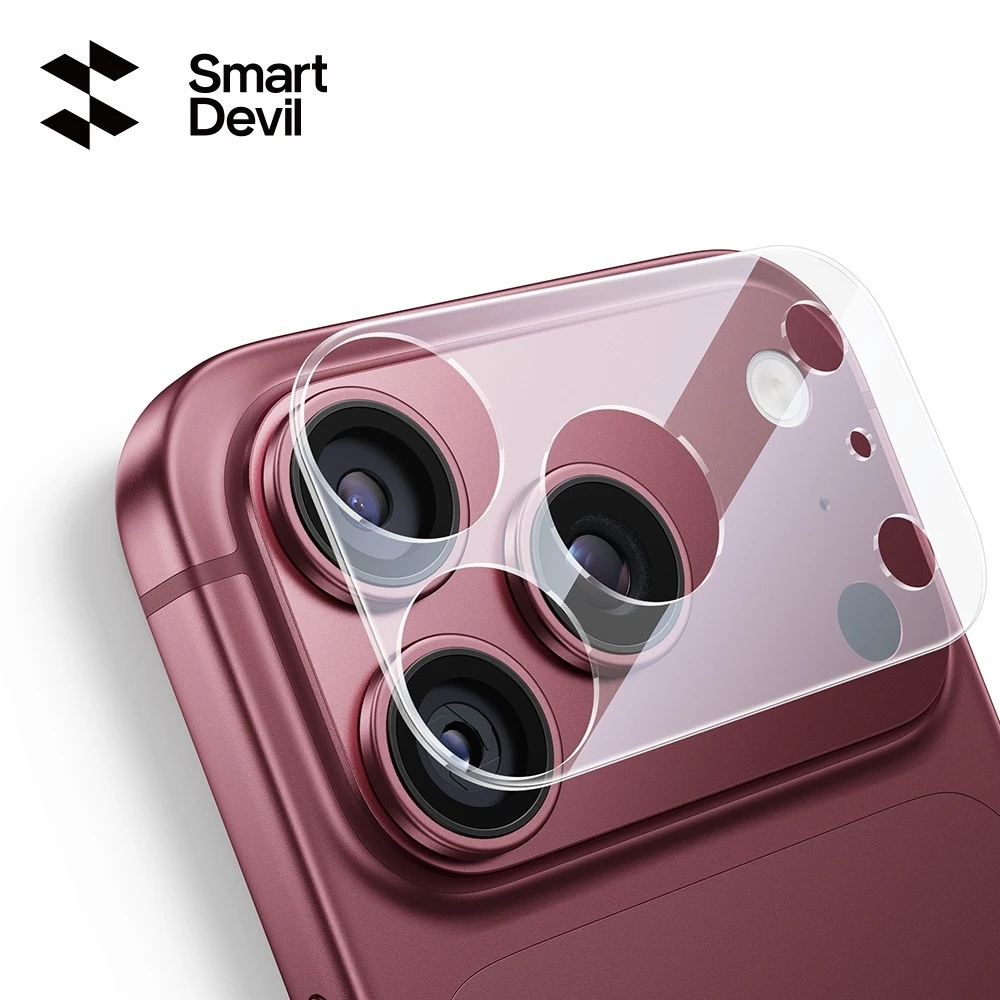 Phim Đế Ống Kính Mờ SmartDevil HD Cho iPhone 18 Pro / 18 Pro Max / 17 Pro Max / 17 Pro / Air Invisible Thiết Kế Trong Suốt Chống Trầy Xước Ống Kính Chống Cháy Nổ Có Bảo Vệ Toàn Diện
