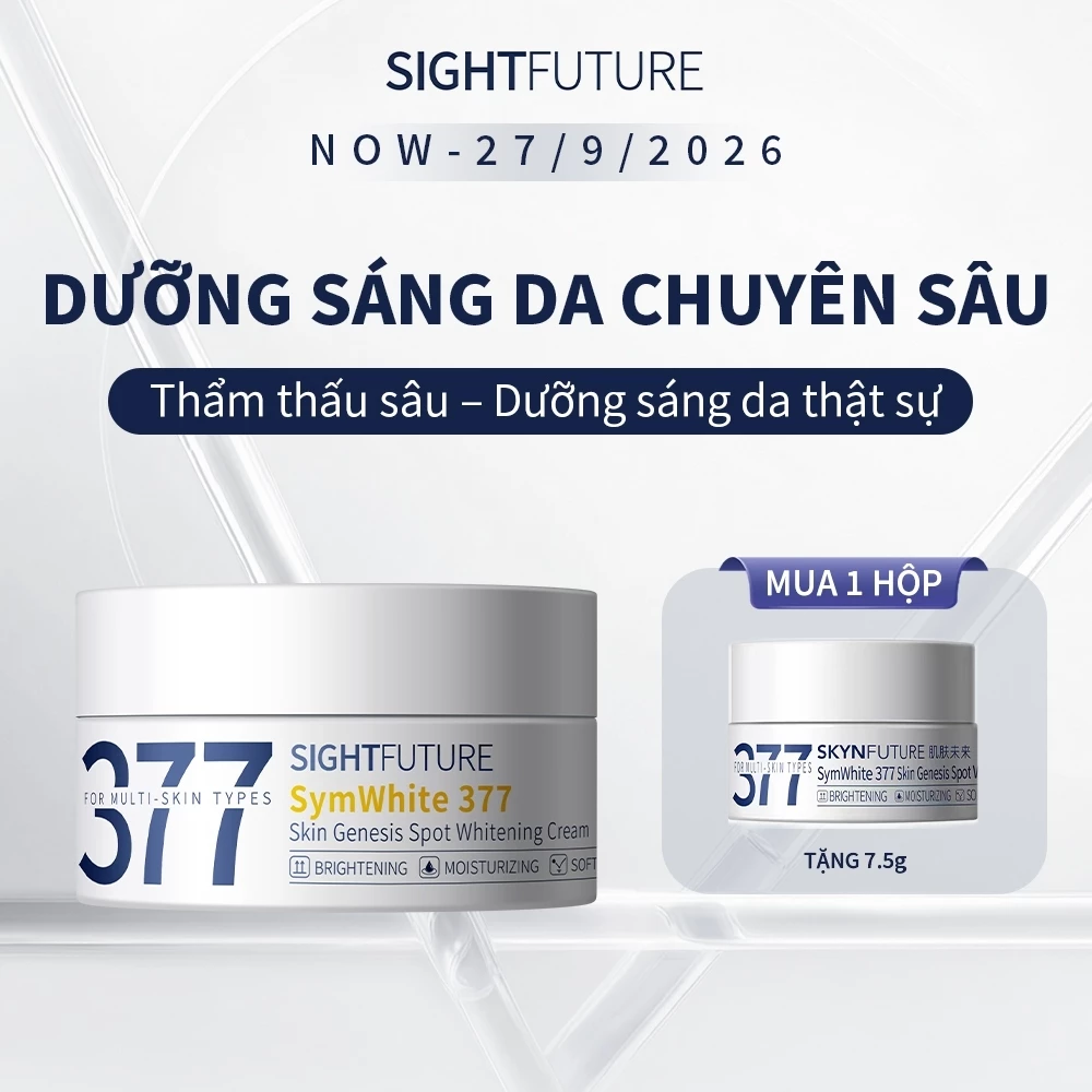 SIGHTFUTURE 377 SymWhite Kem dưỡng trắng mờ vết nám 30g