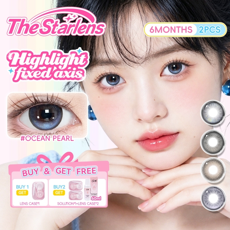 Kính áp tròng Starlens Lens khóa trục 1 Cặp lens Highlight contact lens tròng…