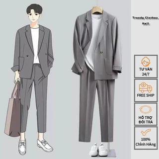 Blazer Blazer cho nam Blazer thông thường Bộ đồ thông thường Blazer phong cách Hàn Quốc Blazer trang trọng Áo blazer nam Bộ đồ bé trai Áo khoác thông thường cho nam Bộ đồ nam Bộ đồ phong cách Hàn Quốc