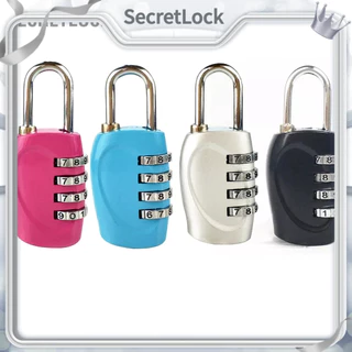 SecretLock Khóa kết hợp 4 chữ số Ổ khóa an ninh ngoài trời Hợp kim kẽm cho hành lý Ba lô Vali Ngăn kéo Tủ