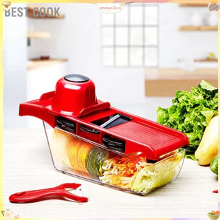 Best cook Dụng Cụ Cắt Lát Rau Củ 6 Trong 1 Nhà Bếp Thực Phẩm Đa Năng Khoai Tây Chopper Veggie Dicer Cutter with Peeler cmman13.vn