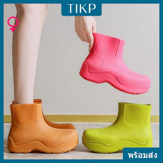 Giày bốt đi mưa TIKP chống thấm nước thời trang cho nữ 5 màu size 36-41