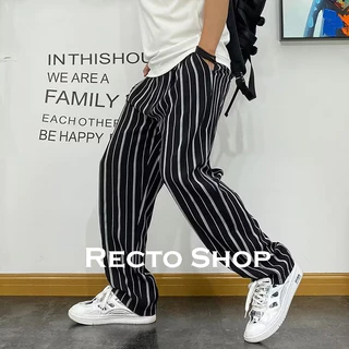 Recto Shop Quần Túi Hộp quần nam ống rộng quần 2023 NEW RS061227